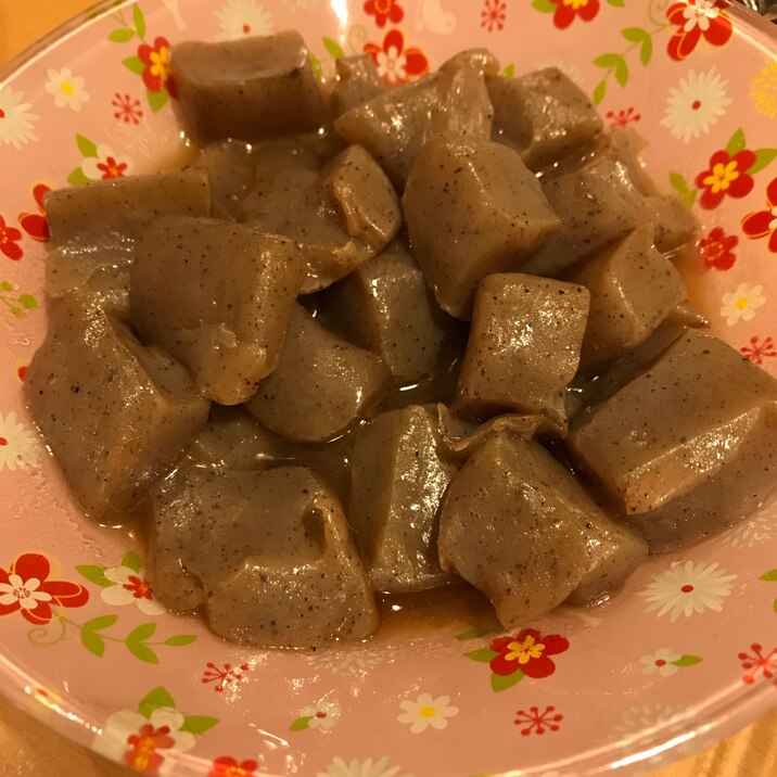 こんにゃくだけの煮物 レシピ 作り方 By ねずみのちゅうた 楽天レシピ